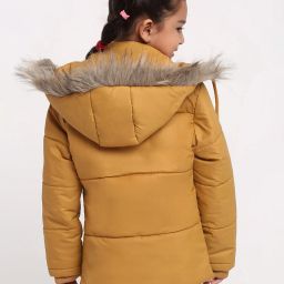 vero amore Zip Closure Puffer Jacket with Faux Feather image 2