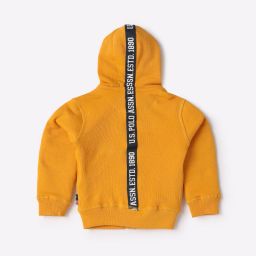 u.s. polo assn. Zip-Front Hoodie with Split-Kangaroo Pockets image 2