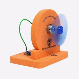 top bright DIY Windmill Waterwheel STEM Toy Battery Operated Electric Fan image 2