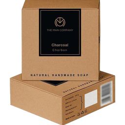 the man company Set of 2 Charcoal Soap Bar image 2