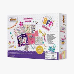 Create Your Own Scrapbook/BFF Diary by Mirada Includes 440 Pcs & Glow In The Dark Stickers Multicolour 3 Years+ image 2