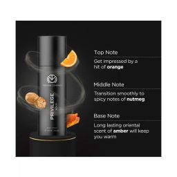 the man company Set of 3 Privilege Intense with Bold & Active Body Sprays image 2