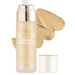 swiss beauty High Coverage Waterproof Base Foundation - N07 Natural Buff image 2