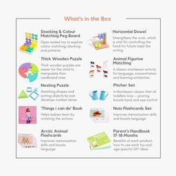 curious cub Montessori Learning Wooden Toys Box image 2