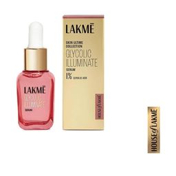 lakme Illuminate Serum with 1 Glycolic Acid Reduces Dullness & Improves Texture image 2
