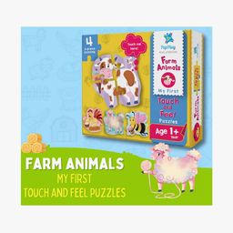 pepplay My First Farm Animals Touch & Feel Puzzles image 2