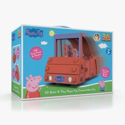 li'l wizards 3D Build N' Play Peppa Pig Convertible Car image 2