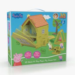 li'l wizards 3D Build N' Play Peppa Pig House Set image 2