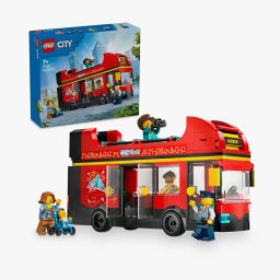 lego City Red Double-Decker Sightseeing Bus Toy image 2