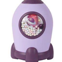 passion petals Rocket Shaped Piggy Bank with Lock Code image 2