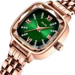 alix Women Analogue Watch with Stainless Steel Strap - AL2535 RGGN  image 2