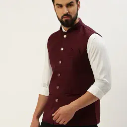 showoff Nehru Jacket with Inserted Pockets  image 2