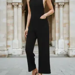 Shein Square Neck Double Strap Dungaree with Pockets-image-44