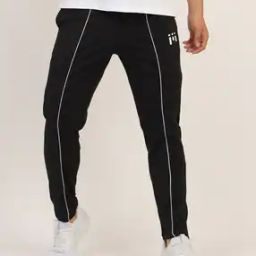 Shein Ankle Length Contrast Piping Straight Track Pants-image-87