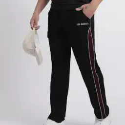 Shein Typographic Placement Print Side Panelled Track Pants-image-49