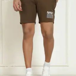 Shein Casual Elasticated Drawstring Graphic Print City Shorts-picture-48