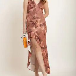 Shein Sleeveless Tie & Dye Print Maxi High Low Dress-image-20