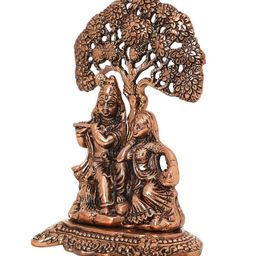 international gift Radha Krishna Tree God Idol with Printed Box image 3