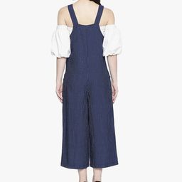 lee cooper Striped Dungarees with Insert Pockets image 3
