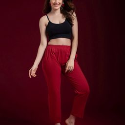 clovia Full Length Pyjamas with Insert Pocket image 3