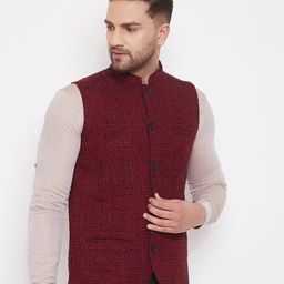 even Self-design Nehru jacket image 3