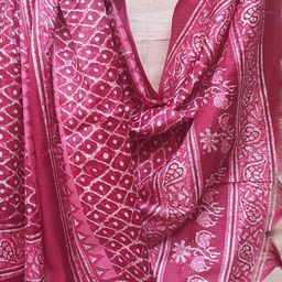 molcha by babita singh Printed Dupatta with Tassels image 3