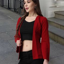 popwings Open-Front Shrug with Bell Sleeves image 3