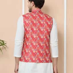 see designs Floral Pattern Nehru Jacket image 3