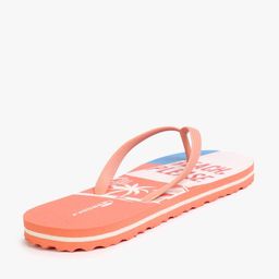 frisbee Typographic Print Thong-Strap Flip-Flops image 3