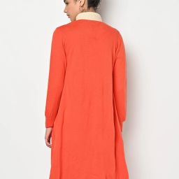 american eye Front-Open Longline Shrug image 3