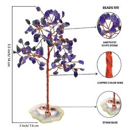 muren Stone with Slice Base Crystal Tree image 3