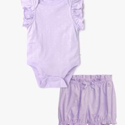 gap kids Set of Micro Print Onesies with Shorts image 3