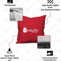 indigifts Set of 2 Graphic Print Cushion Covers 12" x 12" image 3