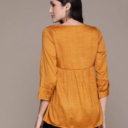 aarke ritu kumar Geometric Pattern A-Line Kurta image 3
