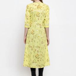 indibelle Button-Front Floral Print Shrug image 3