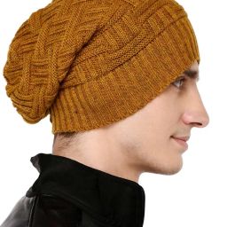 bharatasya Bhcp-130818-033 Self-Design Beanies Cap image 3