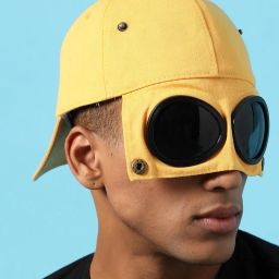 french accent Baseball Cap with Snap-Button Closure image 3