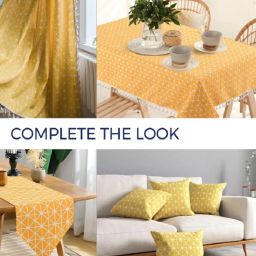 urban space Geometric Print Anti-Skid Table Runner image 3