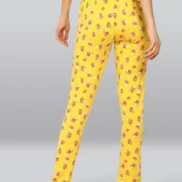 lyra Floral Print Pyjamas with Elasticated Drawstring Waist image 3
