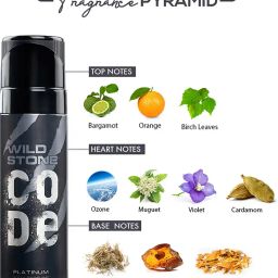 wild stone Code Platinum Deodorant Body Perfume image 3