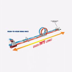 hot wheels Double Loop Dash Trackset with 2 Vehicles image 3