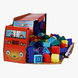 toyzone Educational Doraemon Bus Blocks image 3