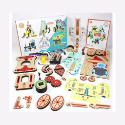 top bright Transforming Robots 6 in 1 Diy Stem & Construction Kit image 3