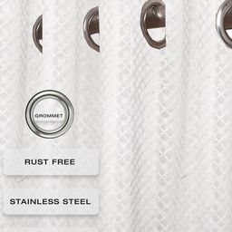 portico Set of 2 Geometric Print Door Curtains image 3