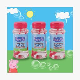 bubble magic Pack of 3 Peppa Pig Bubble Solution image 3