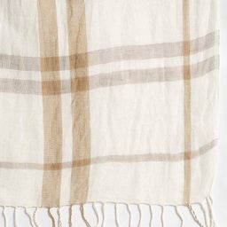 altheory by azorte Checked Scarf with Fringes image 3