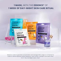 lakme Solutions Sheet Mask Anti Aging with Pro Retinol C Complex image 3