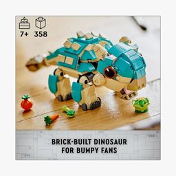 lego Jurassic World Bumpy Ankylosaurus Toy image 3