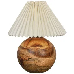 homesake Wooden Table Lamp with Shade  image 3