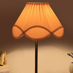 Devansh Off-WhiteWooden Base Table Lamp for Home Decor      image 3